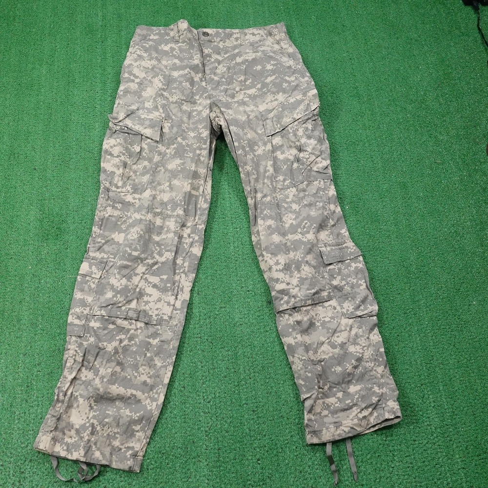 US Army Trouser‎ Army Combat Uniform ACU Pants Camo Cargo Ripstop Medium Long
